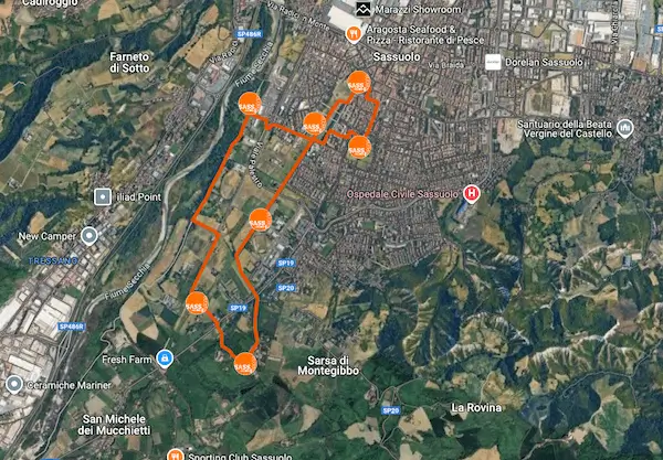 Foto del percorso della Sassmagna 2025